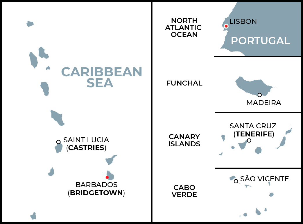 Fall 2021 Transatlantic Sectional at Sea