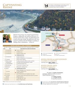 Rhine River Cruise Special Itinerary